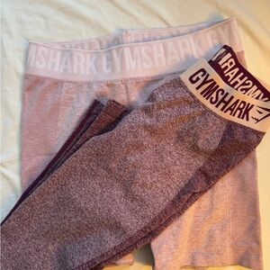 Gymshark Bundle Purple and Pink Leggings for Active Comfort